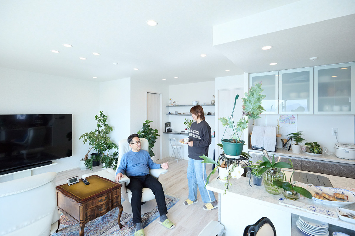 居住者さまインタビューVol.2 ①空間を有効活用しこだわりが詰まった住まいに